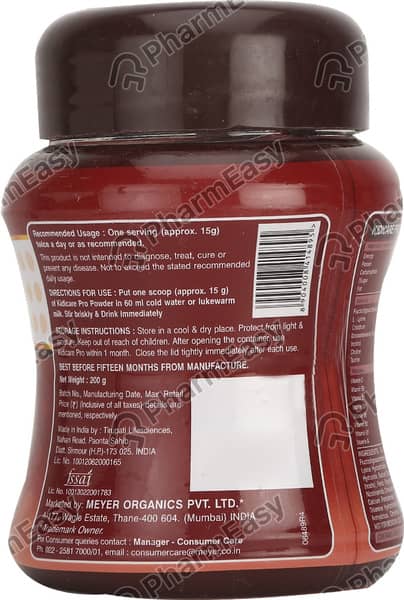 Kidicare Pro Chocolate And Vannila Flavour Bottle Of 200Gm Powder