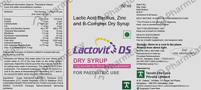 Lactovit Bottle Of 60ml Dry Syrup