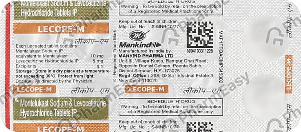 Lecope M Strip Of 10 Tablets