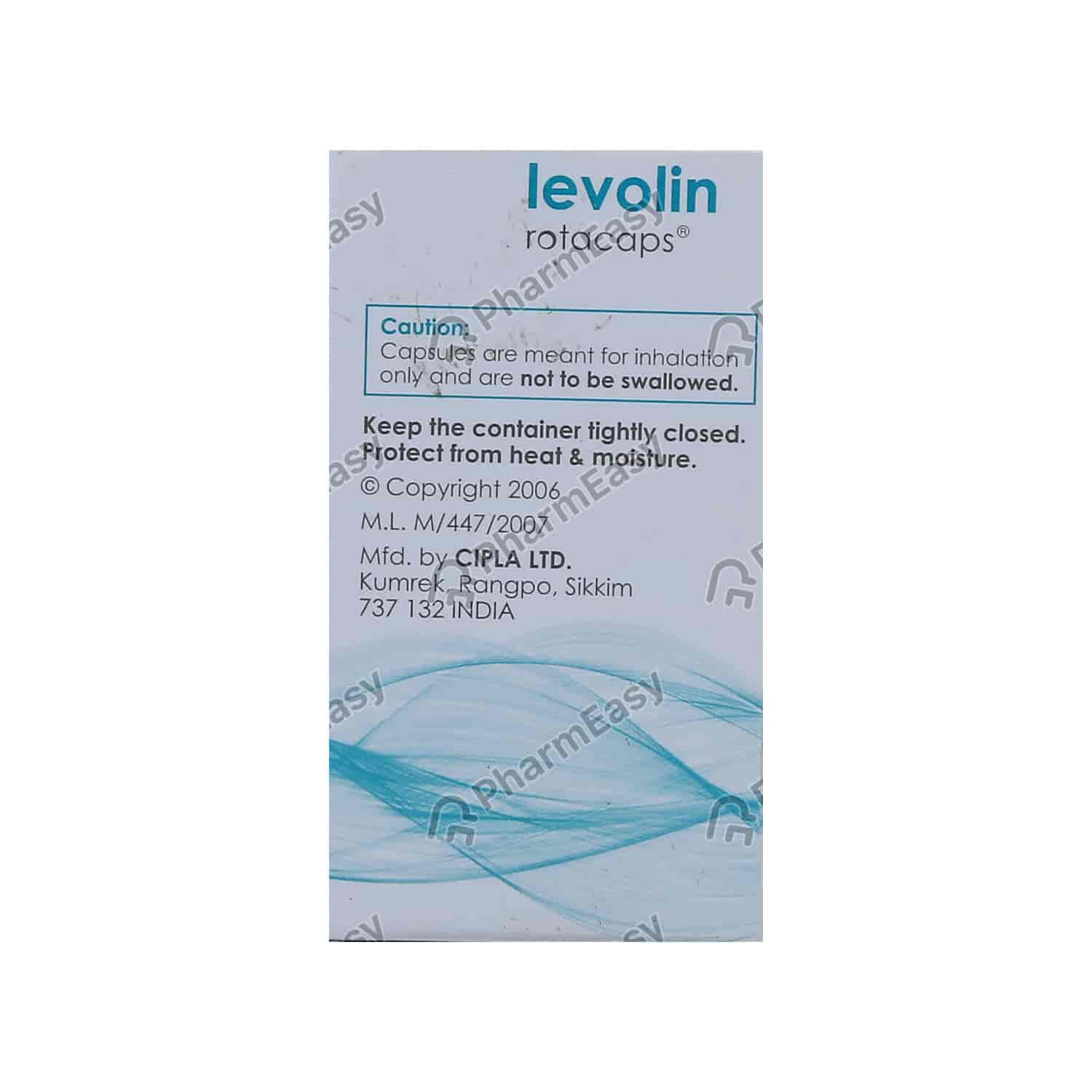Levolin Rotacaps Uses, Side Effects, Dosage, Composition & Price