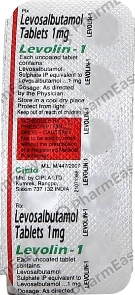 Levolin 1mg Strip Of 10 Tablets