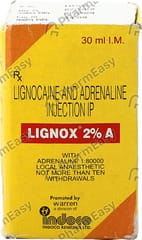 LIGNOX 2% A VIAL OF 30ML SOLUTION FOR INJECTION