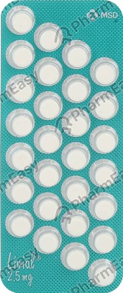 Livial 2.5Mg Strip Of 28 Tablets