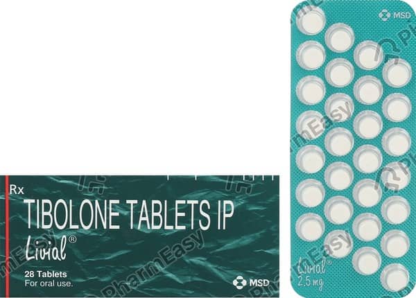 Livial 2.5Mg Strip Of 28 Tablets