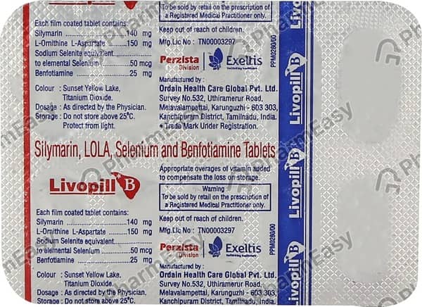 Livopill B Strip Of 10 Tablets