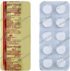 LONGIFENE 25MG STRIP OF 10 TABLETS