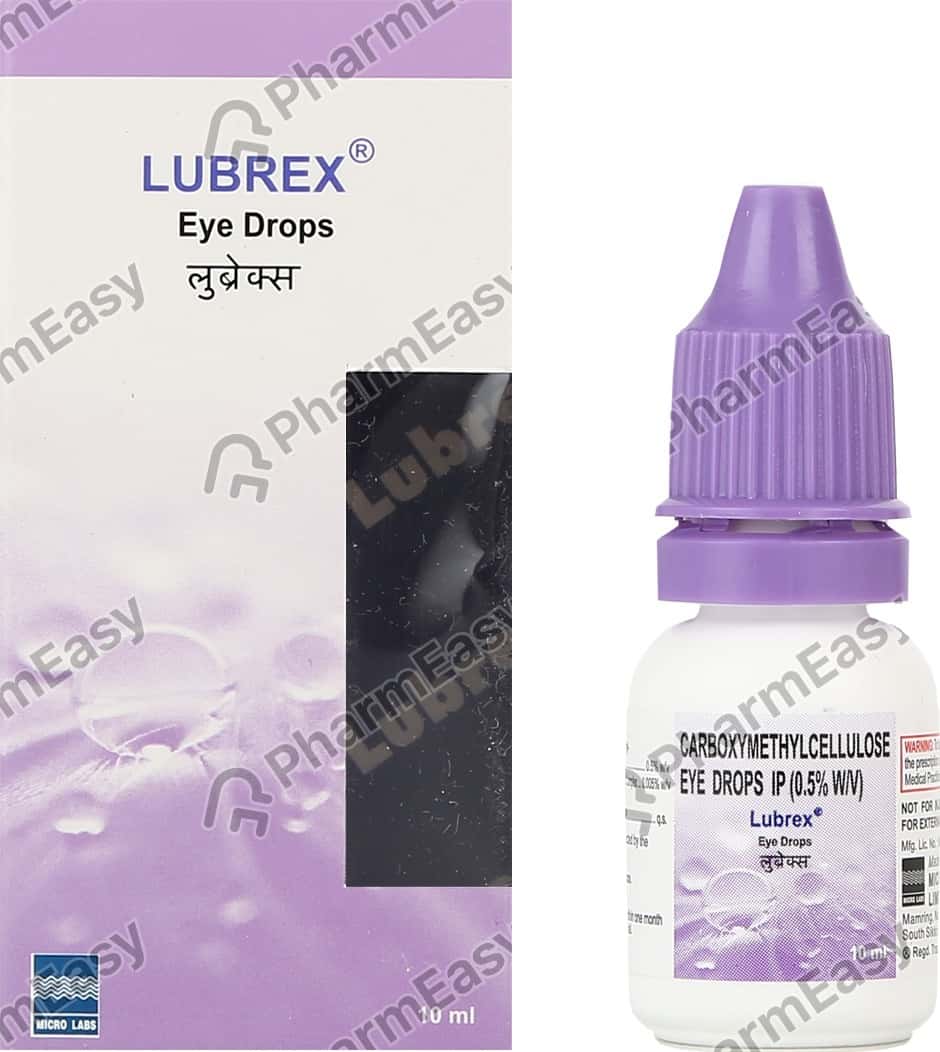 Lubrex 0.5 Eye Drop (10) Uses, Side Effects, Price, Dosage