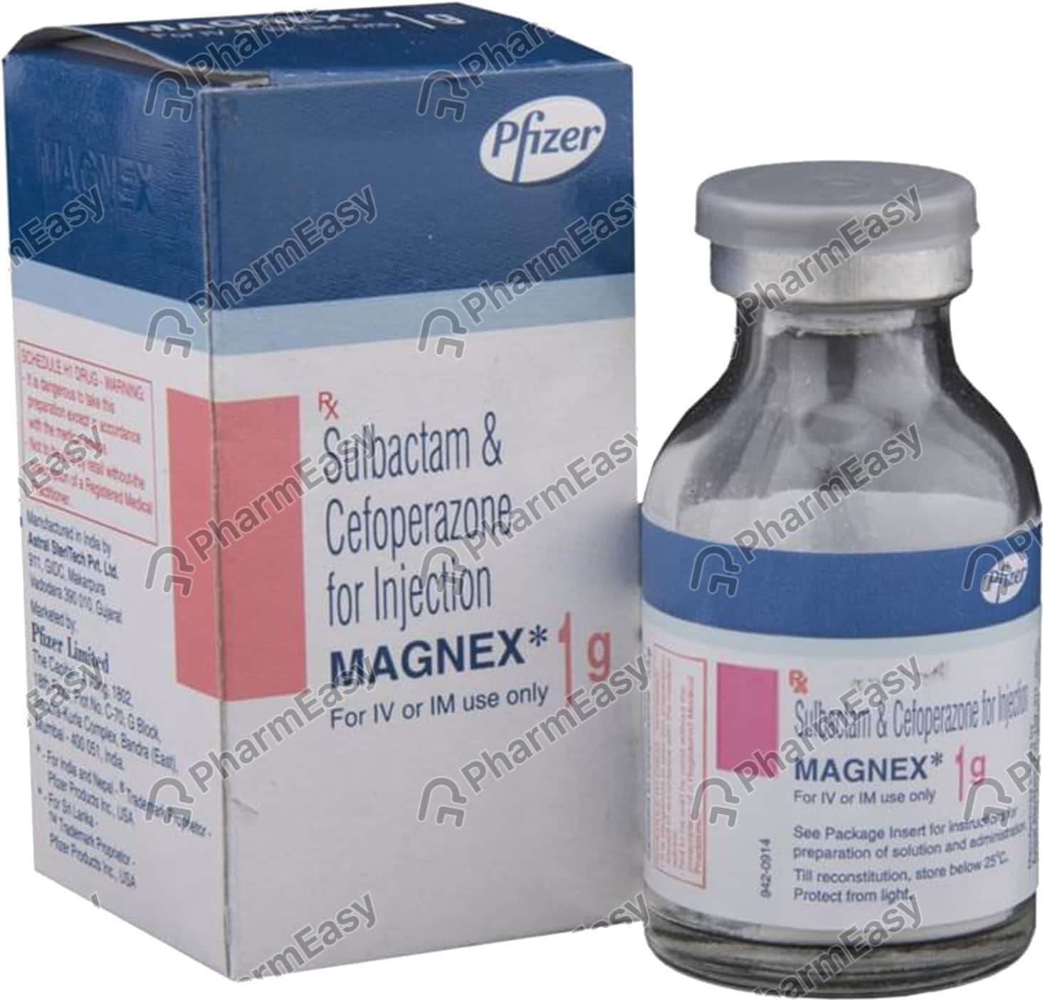 Magnex 1gm Dry Vial Of 1 Powder For Injection Uses, Side Effects