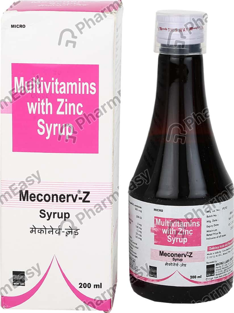 Meconerv Z Bottle Of 200ml Syrup