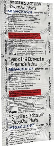 Megaclox Dt Strip Of 10 Tablets