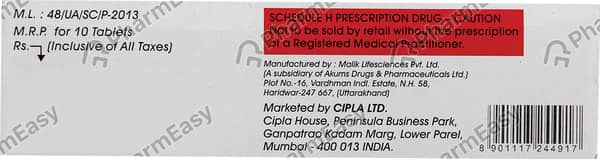 Megaclox Dt Strip Of 10 Tablets