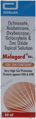 MELAGARD 50 PLUS STAY SUN CONFIDENT BOTTLE OF 60ML SOLUTION