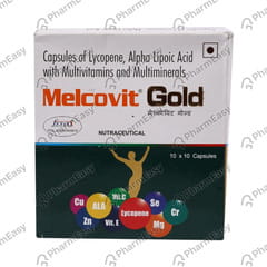 MELCOVIT GOLD STRIP OF 10 SOFTGEL CAPSULES