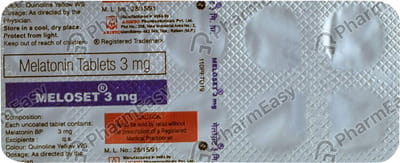 Meloset 3mg Strip Of 10 Tablets