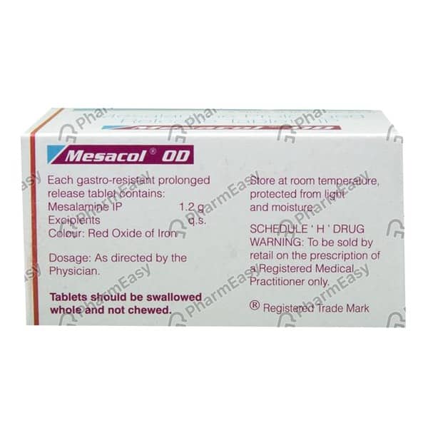 Mesacol Od 1200mg Strip Of 10 Tablets