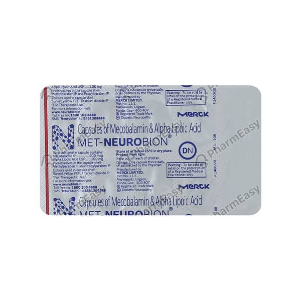 Met Neurobion Strip Of 10 Capsules