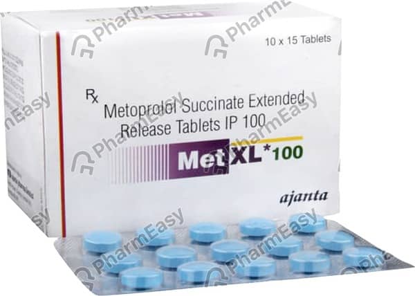 Met Xl 100Mg Strip Of 10 Tablets