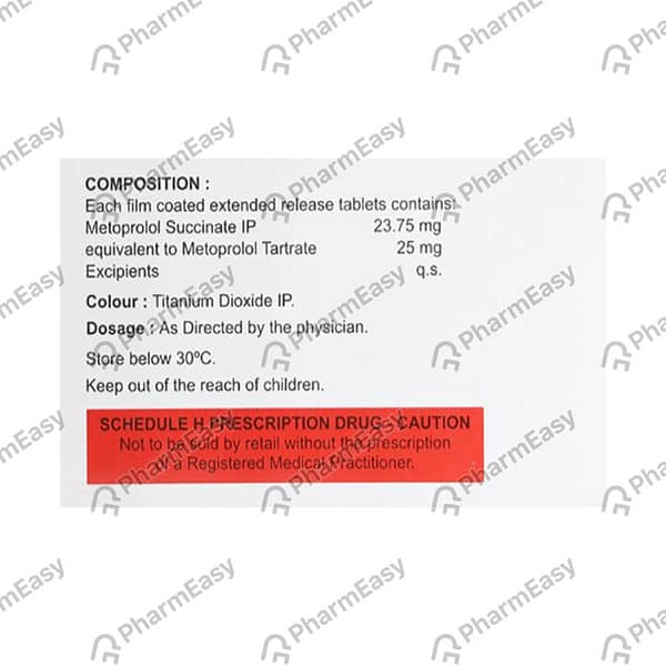 Met Xl 25Mg Strip Of 10 Tablets