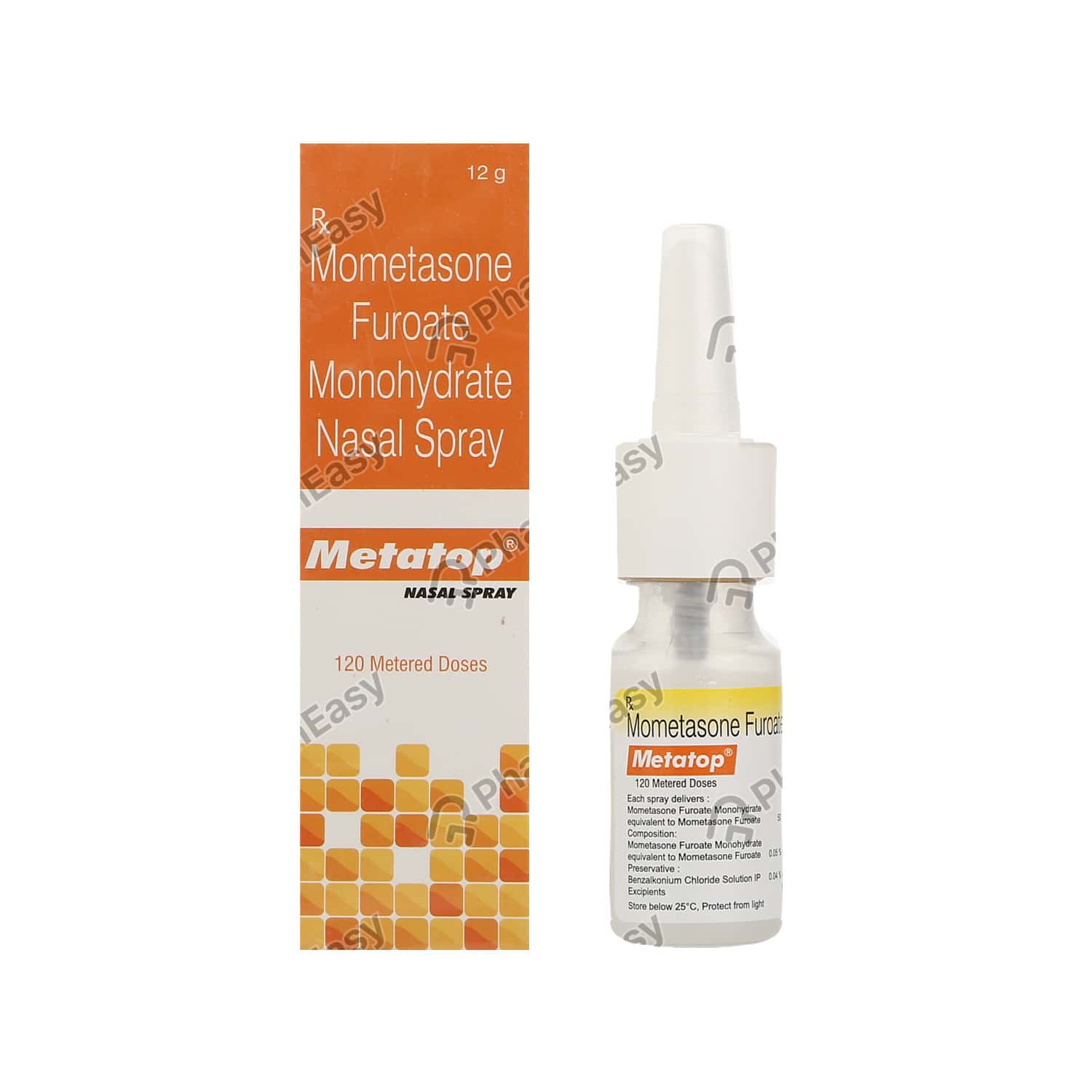 Metatop 50 MCG Nasal Spray (120) Uses, Side Effects, Dosage