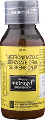 METROGYL BOTTLE OF 60ML SUSPENSION