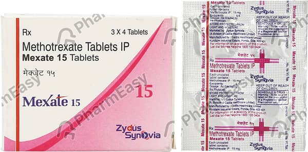 Mexate 15mg Strip Of 4 Tablets