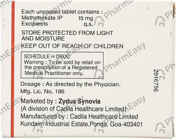 Mexate 15mg Strip Of 4 Tablets