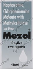 MEZOL BOTTLE OF 10ML EYE DROPS