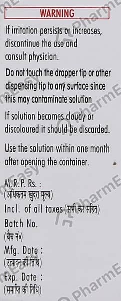 Mezol Bottle Of 10ml Eye Drops