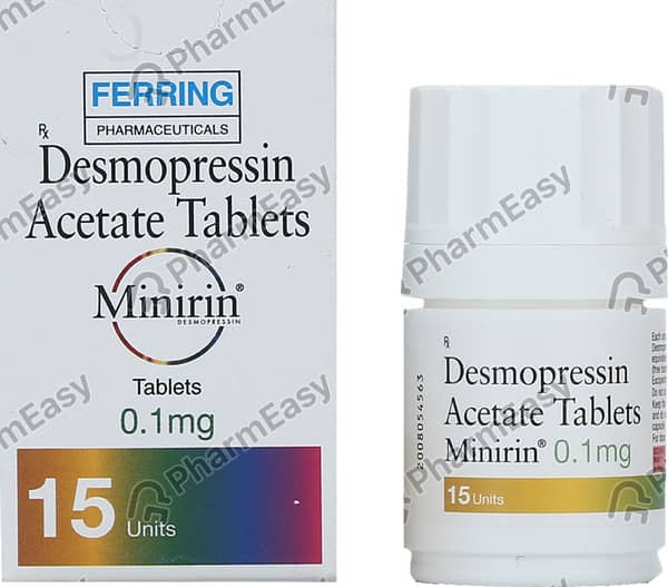Minirin 0.1mg Bottle Of 15 Tablets