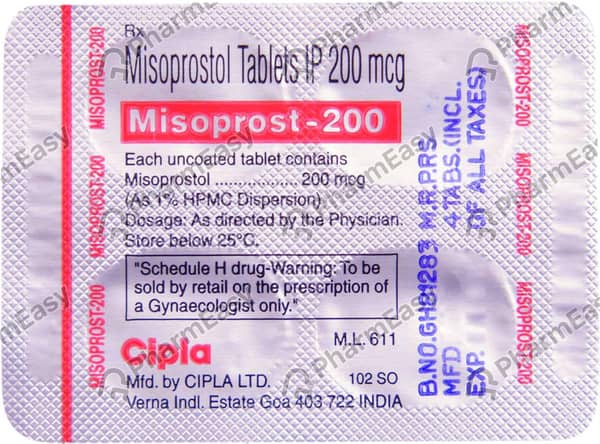Misoprost 200 Tablet