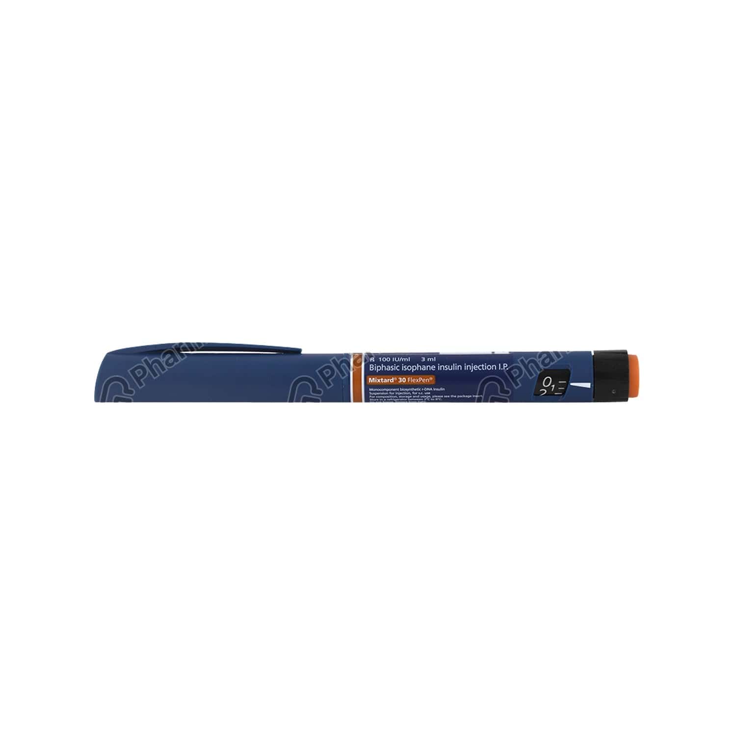 Mixtard Flexpen 100 IU/ML Suspension For Injection (3) Uses, Side