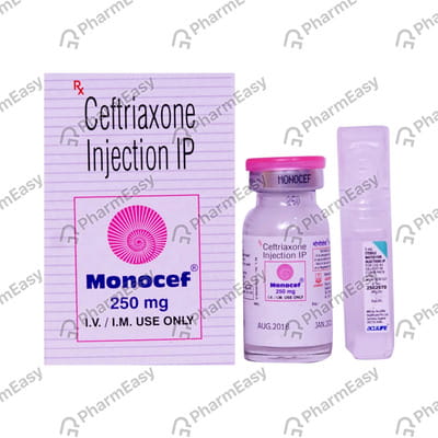 Monocef 250mg Dry Vial Of 1 Powder For Injection