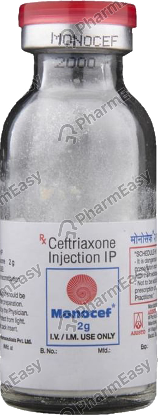 Monocef 2gm Dry Vial Of 1 Powder For Injection