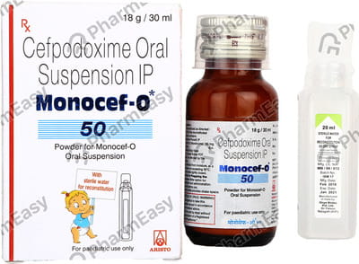 Monocef O 50mg Bottle Of 30ml Suspension