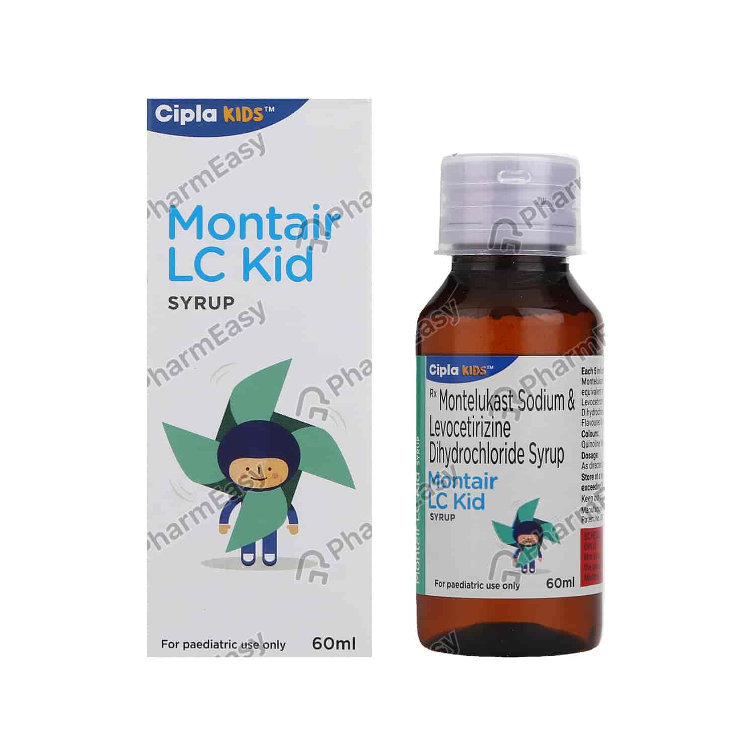 Montair Lc Kid Syrup Dosage For 4 Year Old Montair Lc Kid Syp 60ml - Uses, Side Effects, Dosage, Composition