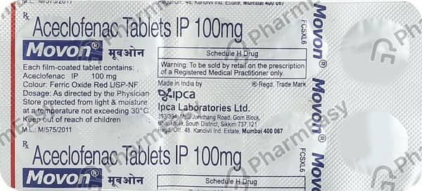Movon 100mg Tablet