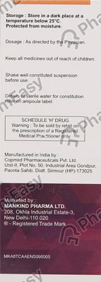 Moxikind Cv Forte Bottle Of 30ml Dry Syrup
