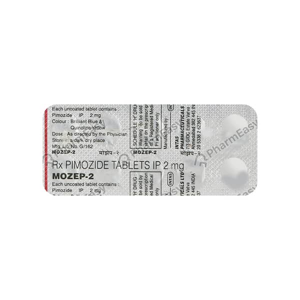 Mozep 2mg Strip Of 10 Tablets