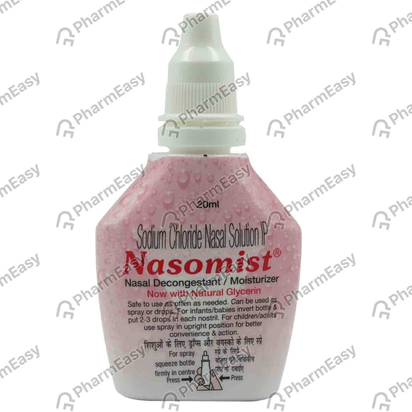 Nasomist Bottle Of 20ml Nasal Spray