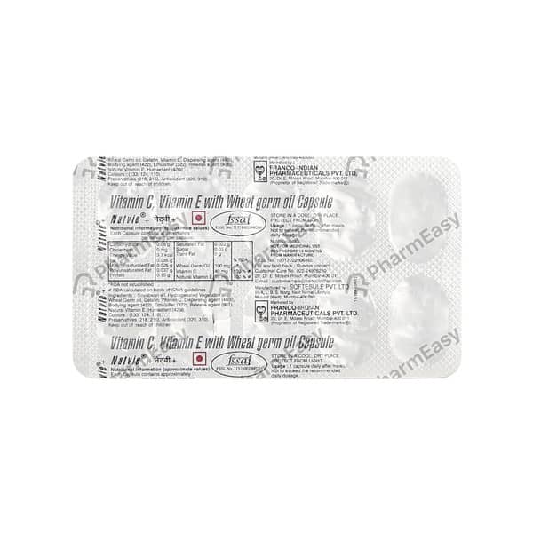 Natvie Plus Strip Of 10 Capsules