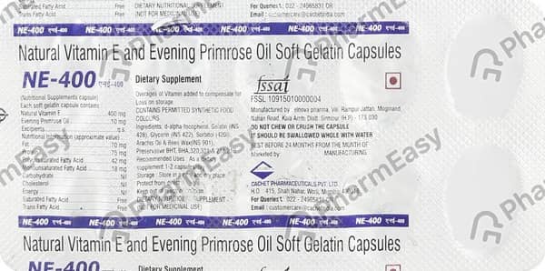 Ne 400/10mg Strip Of 10 Capsules