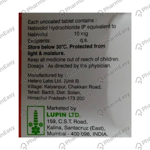 Nebistar 10Mg Strip Of 10 Tablets
