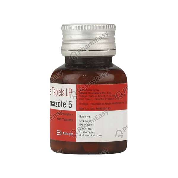 Neo Mercazole 5mg Bottle Of 100 Tablets