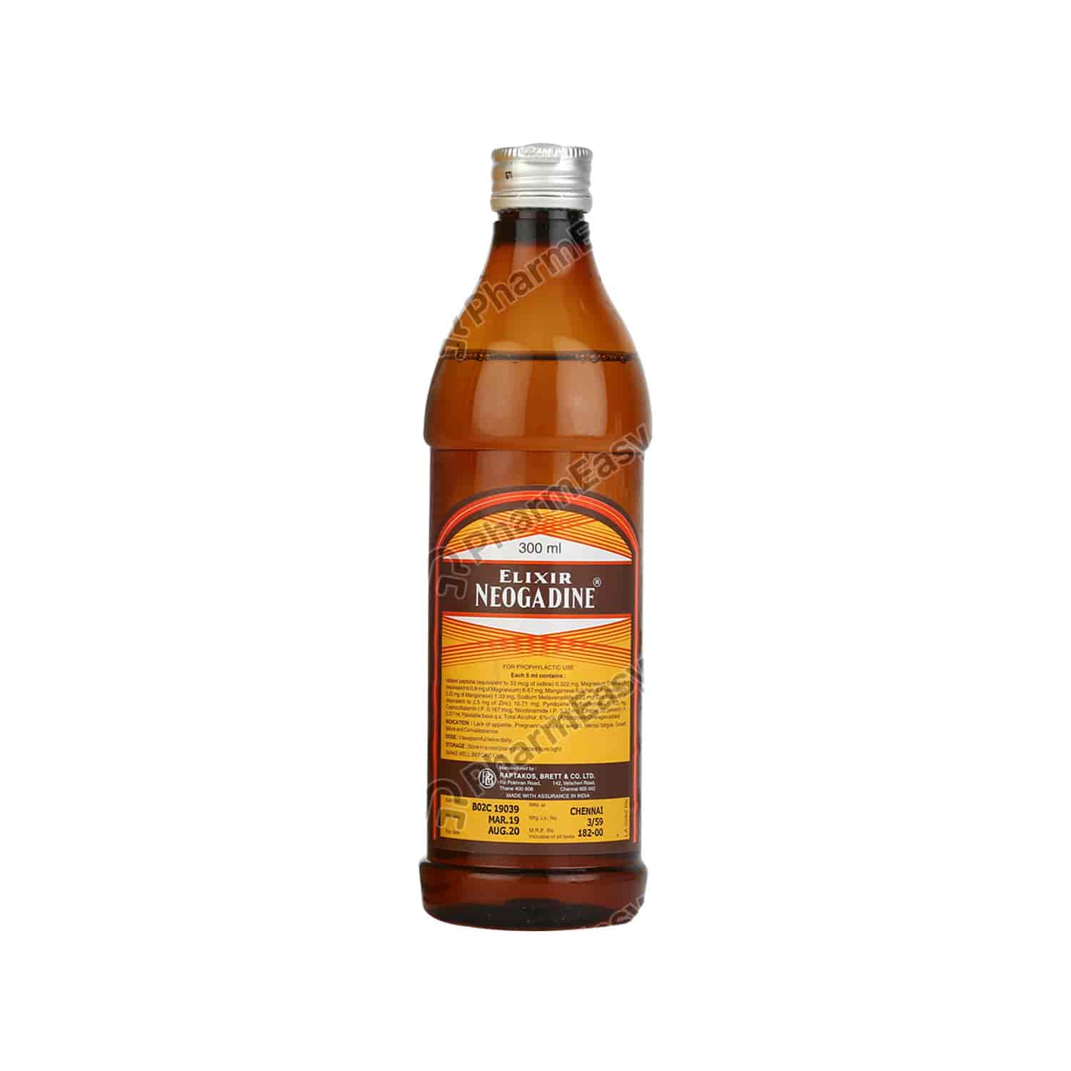Buy Neogadine Elixir Syrup 300ml Online at Flat 18 OFF* PharmEasy