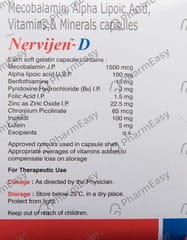 NERVIJEN D STRIP OF 10 CAPSULES