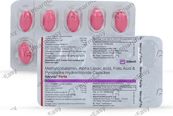 Nervup Forte Strip Of 10 Capsules