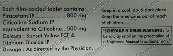 Neurocetam Plus Strip Of 10 Tablets