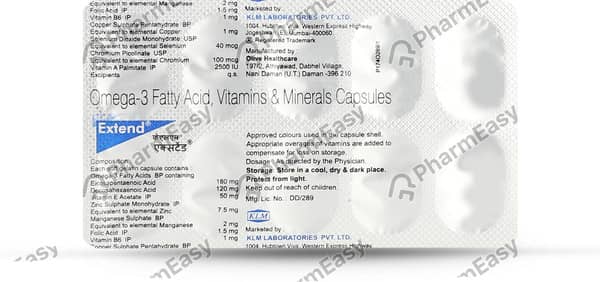 Extend Strip Of 10 Capsules