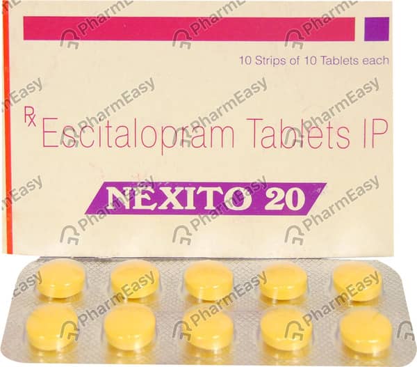 Nexito 20mg Strip Of 10 Tablets