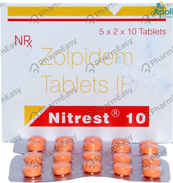 Nitrest 10mg Strip Of 10 Tablets